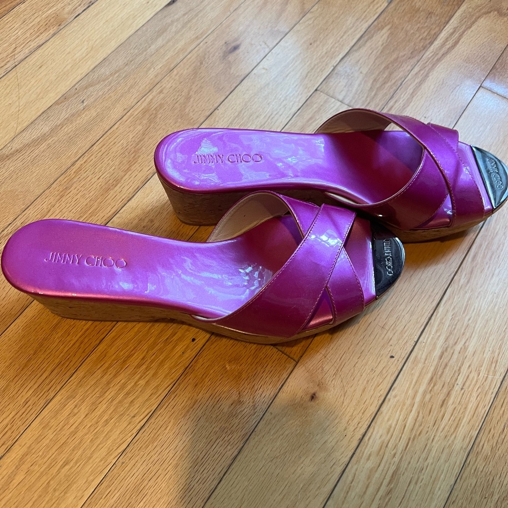 Jimmy Choo wedge sandals